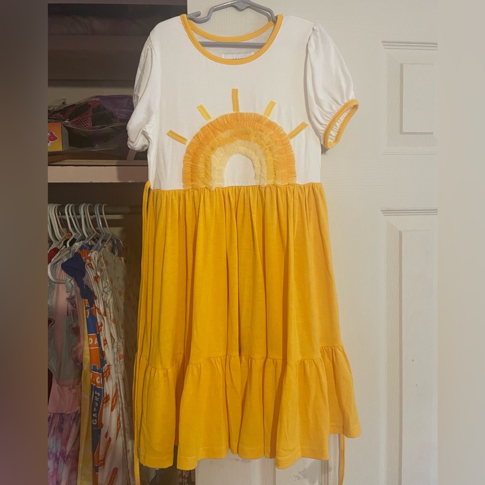 Girls rainbow dress